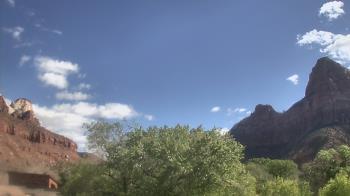 Weather camera view of Zion Canyon Village.
