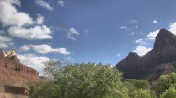 Weather camera view of Zion Canyon Village.