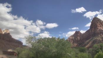 Weather camera view of Zion Canyon Village.