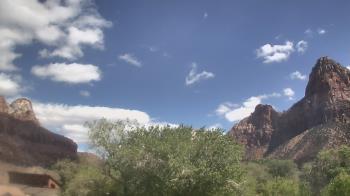 Weather camera view of Zion Canyon Village.