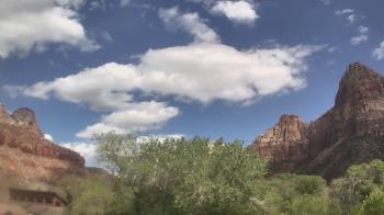 Weather camera view of Zion Canyon Village.