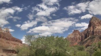 Weather camera view of Zion Canyon Village.