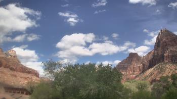 Weather camera view of Zion Canyon Village.