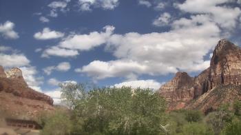 Weather camera view of Zion Canyon Village.