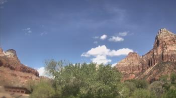 Weather camera view of Zion Canyon Village.