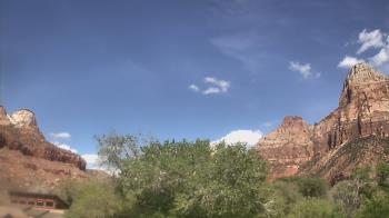Weather camera view of Zion Canyon Village.