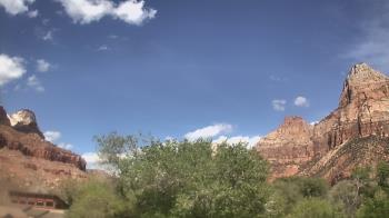 Weather camera view of Zion Canyon Village.