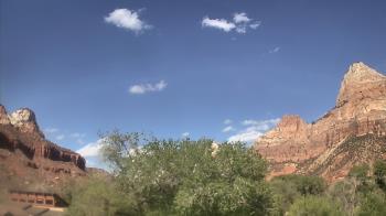 Weather camera view of Zion Canyon Village.