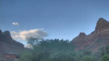 Weather camera view of Zion Canyon Village.