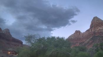 Weather camera view of Zion Canyon Village.