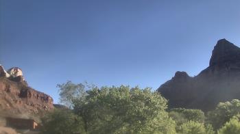 Weather camera view of Zion Canyon Village.