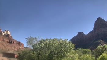 Weather camera view of Zion Canyon Village.