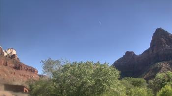 Weather camera view of Zion Canyon Village.