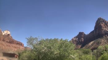 Weather camera view of Zion Canyon Village.