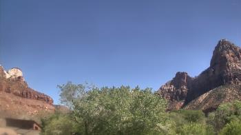 Weather camera view of Zion Canyon Village.