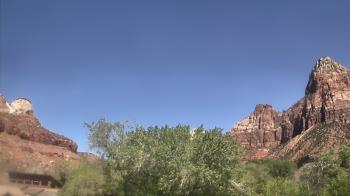 Weather camera view of Zion Canyon Village.