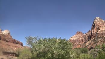 Weather camera view of Zion Canyon Village.