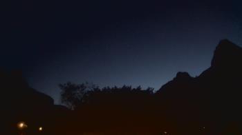 Weather camera view of Zion Canyon Village.