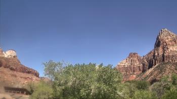 Weather camera view of Zion Canyon Village.