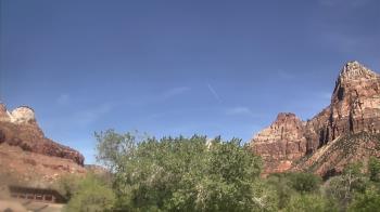 Weather camera view of Zion Canyon Village.