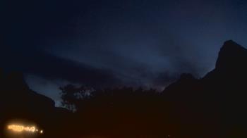 Weather camera view of Zion Canyon Village.