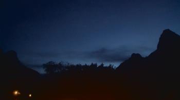 Weather camera view of Zion Canyon Village.