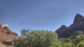 Weather camera view of Zion Canyon Village.
