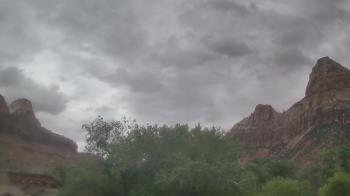 Weather camera view of Zion Canyon Village.