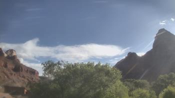 Weather camera view of Zion Canyon Village.