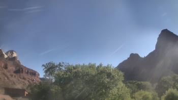 Weather camera view of Zion Canyon Village.
