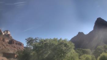 Weather camera view of Zion Canyon Village.