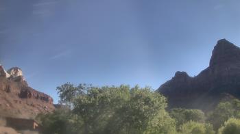 Weather camera view of Zion Canyon Village.