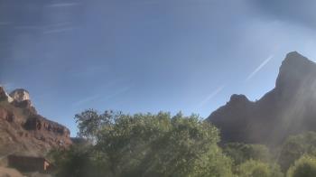 Weather camera view of Zion Canyon Village.
