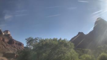 Weather camera view of Zion Canyon Village.