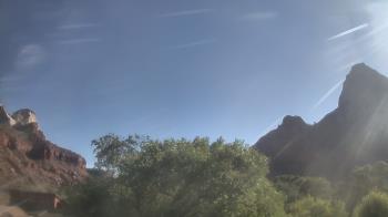 Weather camera view of Zion Canyon Village.