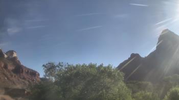 Weather camera view of Zion Canyon Village.