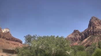 Weather camera view of Zion Canyon Village.