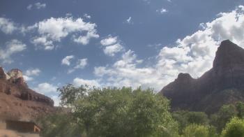 Weather camera view of Zion Canyon Village.
