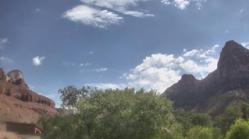 Weather camera view of Zion Canyon Village.