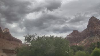 Weather camera view of Zion Canyon Village.