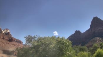Weather camera view of Zion Canyon Village.
