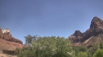 Weather camera view of Zion Canyon Village.
