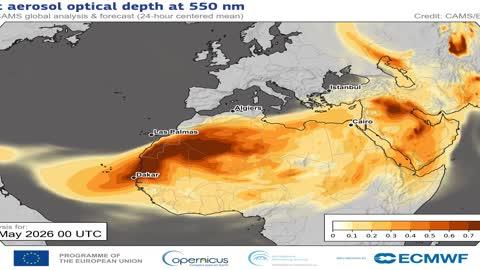 Major Saharan Dust Plume