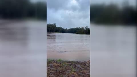 Water Rushes Over Hawaii