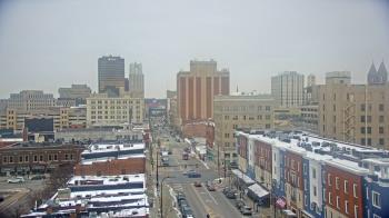 Weather camera view of Akron Beacon Journal.