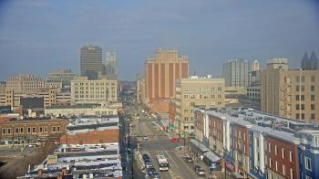 Weather camera view of Akron Beacon Journal.