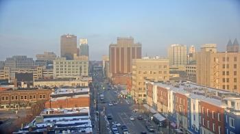 Weather camera view of Akron Beacon Journal.