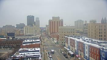 Weather camera view of Akron Beacon Journal.