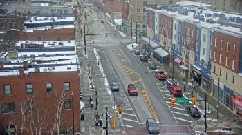 Weather camera view of Akron Beacon Journal.