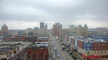 Weather camera view of Akron Beacon Journal.